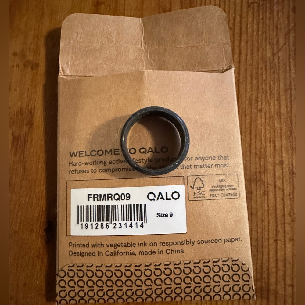Walk men’s ring size 9